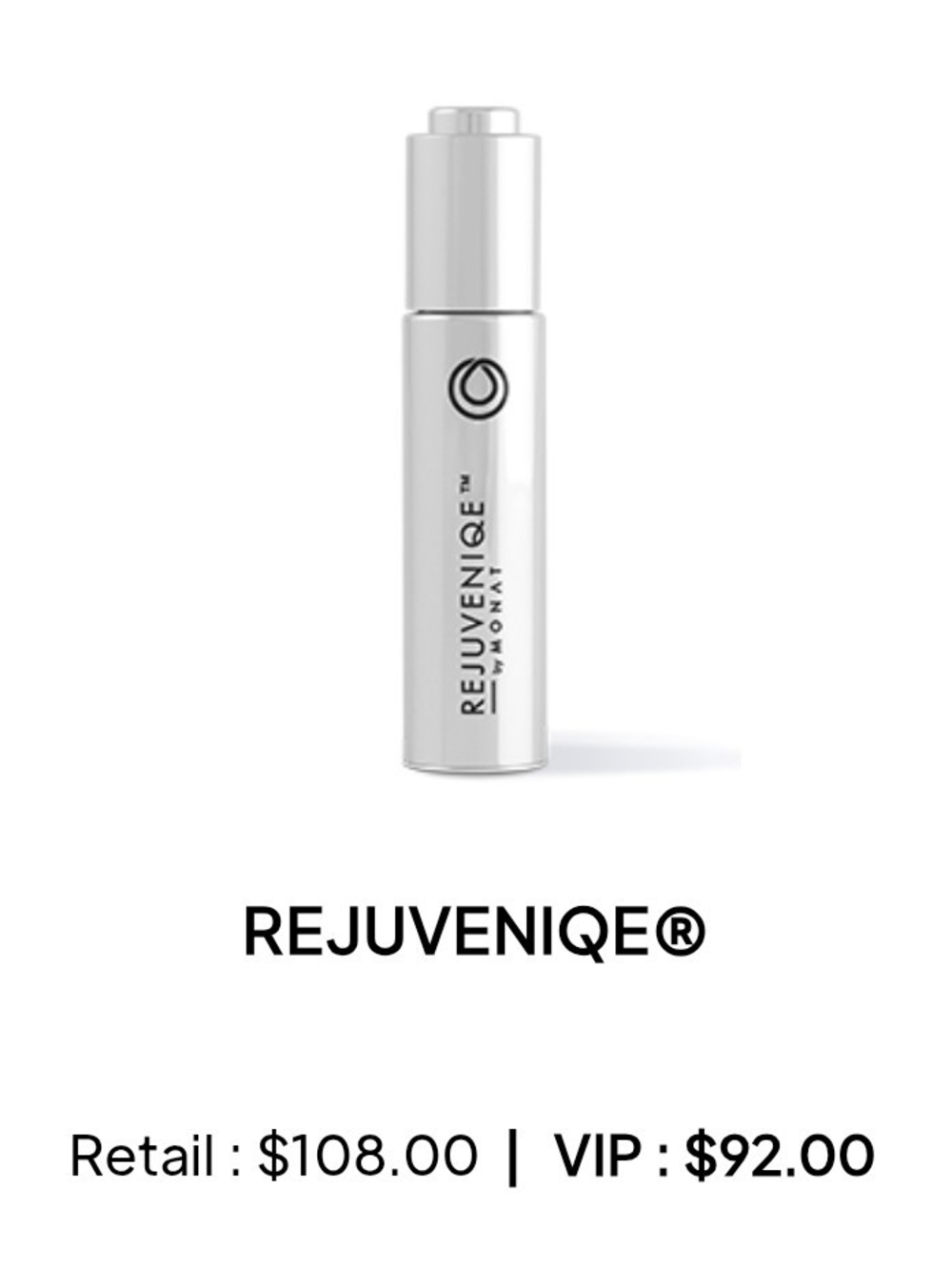 Monat Rejuveniqe Oil Intensive For Hair And Skin